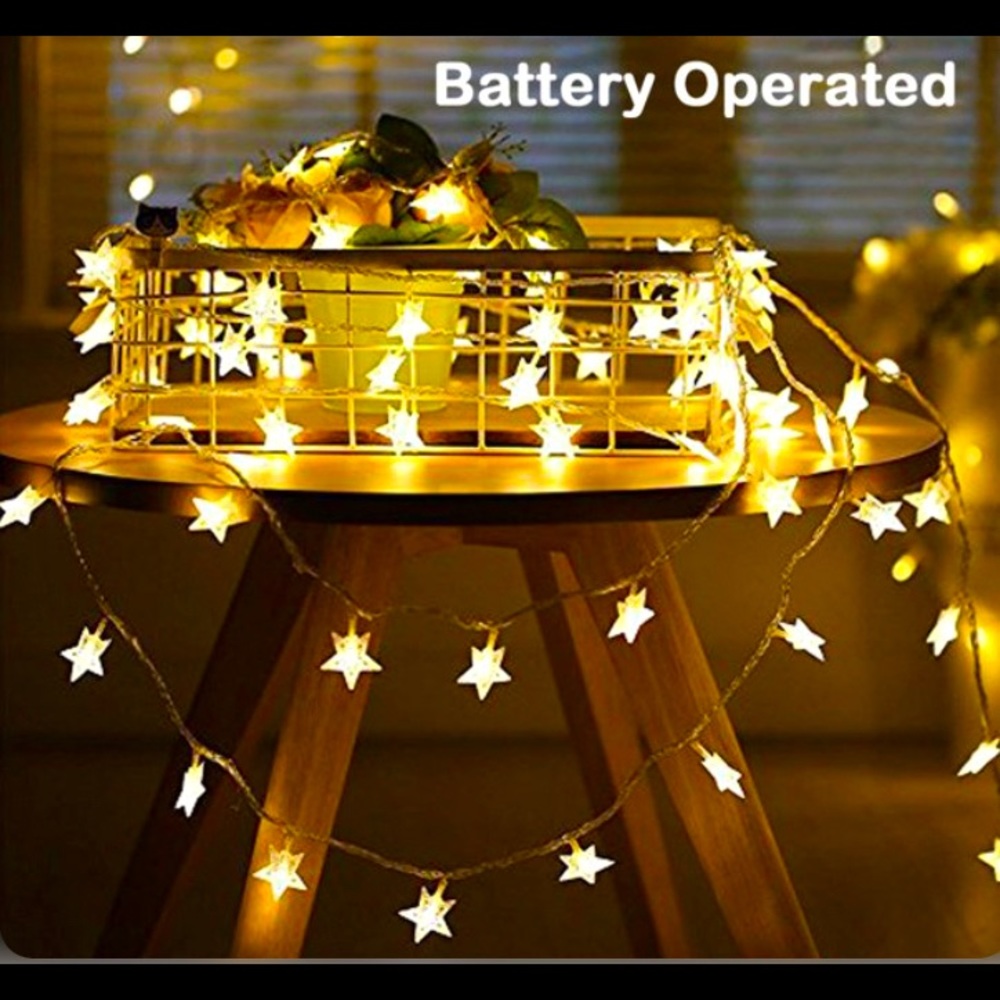 Star String Lights (Battery Operated)
